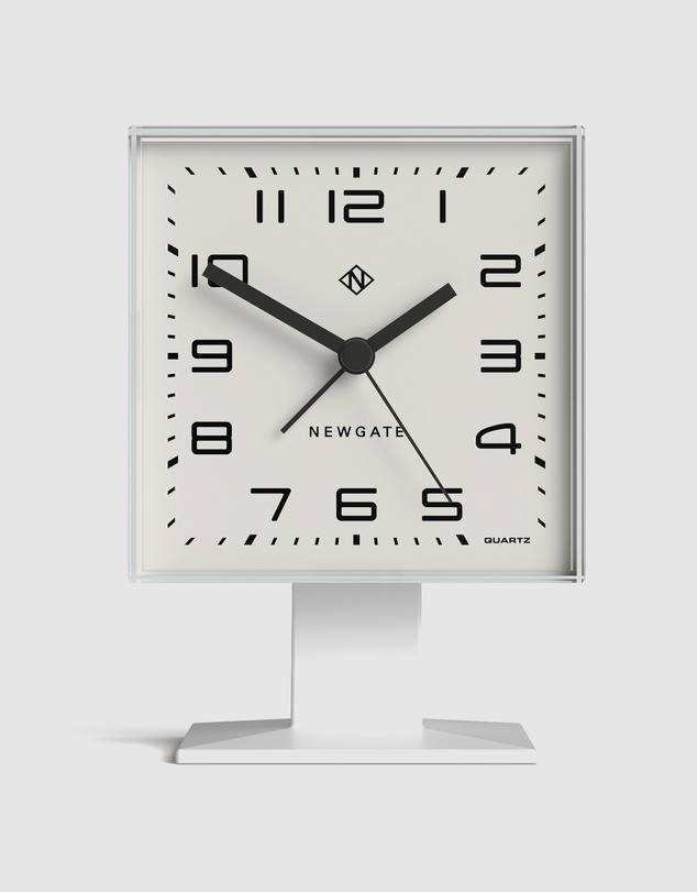 Newgate - Newgate Victor Alarm Clock Pebble White