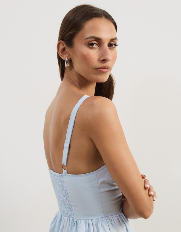 Atmos&Here - Andy Cotton Poplin Midi Dress