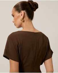 Tussah - Alex Boat Neck Midi Dress