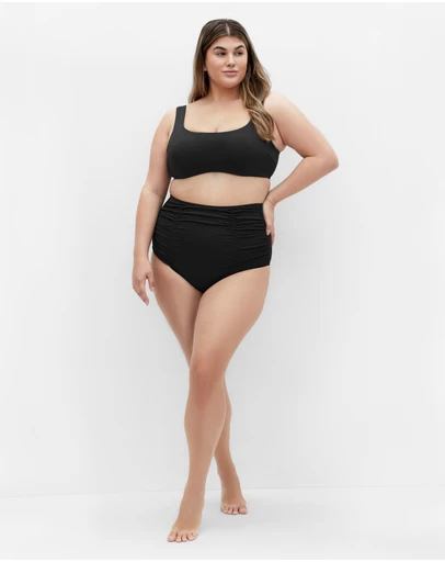 City Chic - Sardinia Hi Waist Bikini Brief