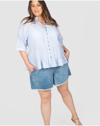 Love Your Wardrobe - Byron Tiered Dobby Top