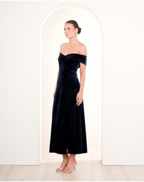Pilgrim - Bri Off Shoulder Velvet Gown