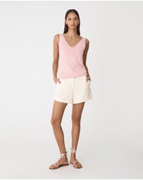 Forcast - Heidi V-Neck Knit Tank