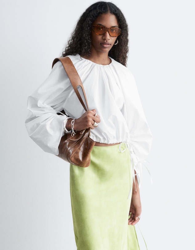 & Other Stories - Sculptural Drawstring Blouse