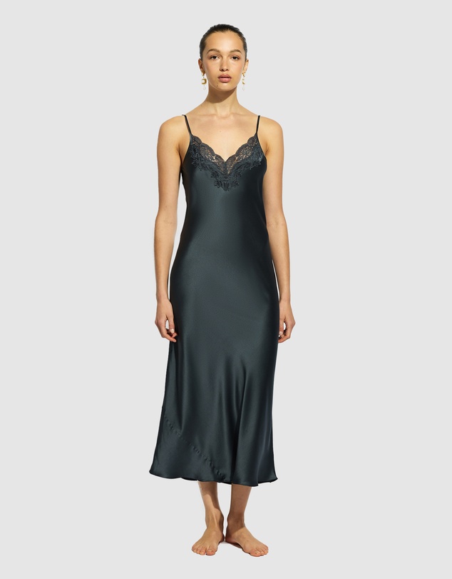 GINIA - Silk Lace Slip