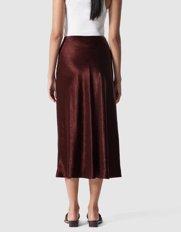 & Other Stories - Drawstring Satin Midi Skirt
