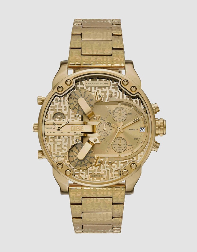 Diesel - Mr. Daddy 2.0 Gold Tone Chronograph Watch