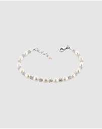 Elli Jewelry - Bracelet Pearls 925 Sterling Silver