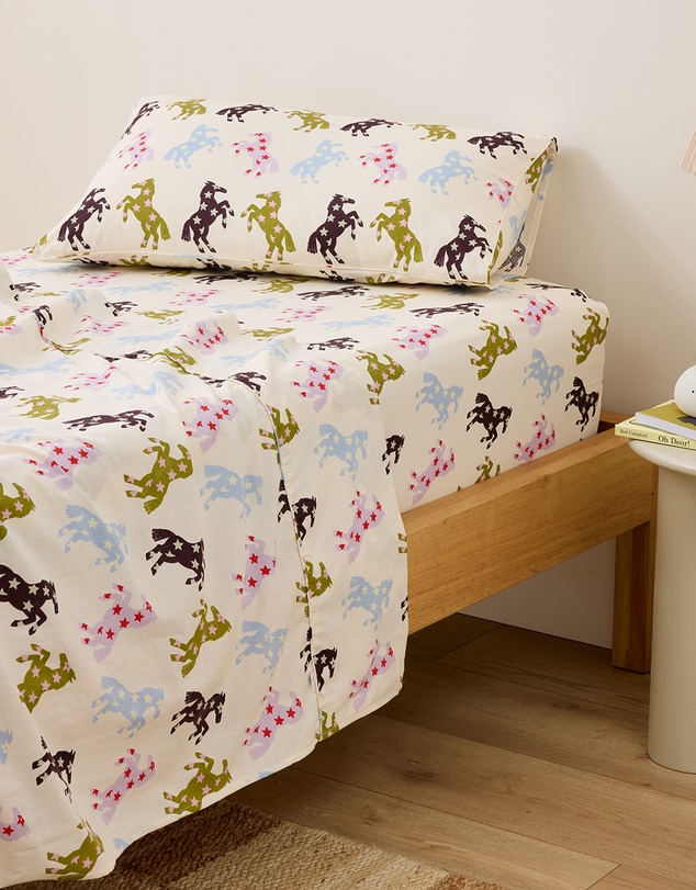 Sheet Society - Leo Washed Cotton Fitted Sheet Set