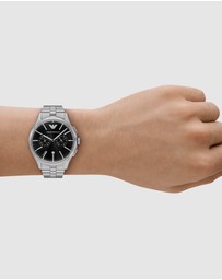 Emporio Armani - Silver Tone Chronograph Watch