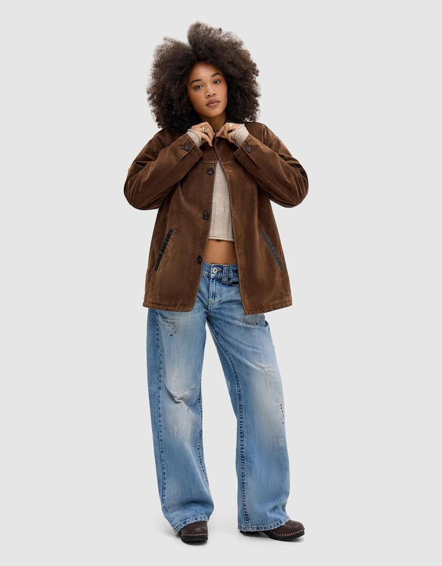 BDG By Urban Outfitters - BDG Suede Eugine Jacket