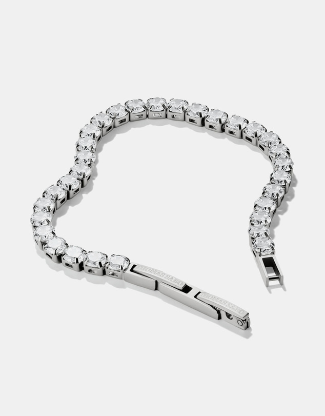 THOMAS SABO - Stainless Steel Tennis Bracelet with White Zirconia
