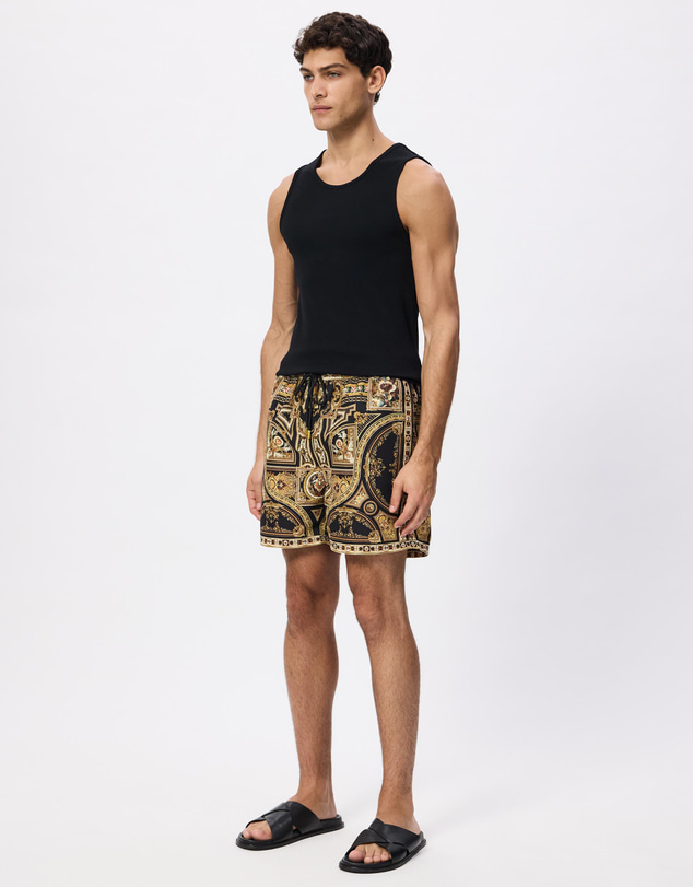Camilla - Mid Length Boardshort With Elastic Waist