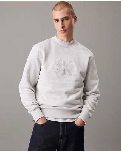 Calvin Klein Jeans - Chenille Monogram Sweatshirt