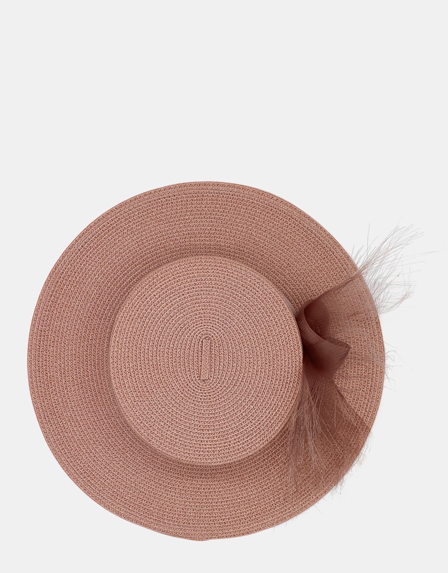 Morgan & Taylor - Nala Racewear Boater in Blush Pink