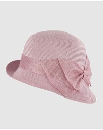 Max Alexander - Summer Suty Pink Cloche Hat