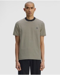 Fred Perry - Fine Stripe Heavy Weight T-Shirt