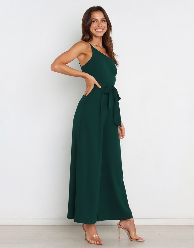 Petal & Pup - Leyton Jumpsuit - Emerald