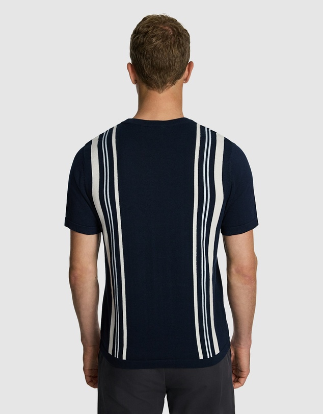 yd. - Strider Stripe Knitted Tee