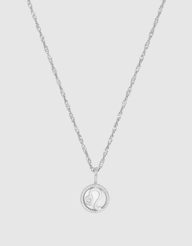 Wanderlust + Co - Leo Zodiac Mother of Pearl 925 Sterling Silver Pendant