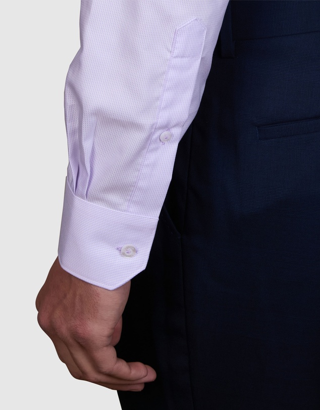 Abelard - Ziggurat Zig-Zag Twill Slim Fit Shirt