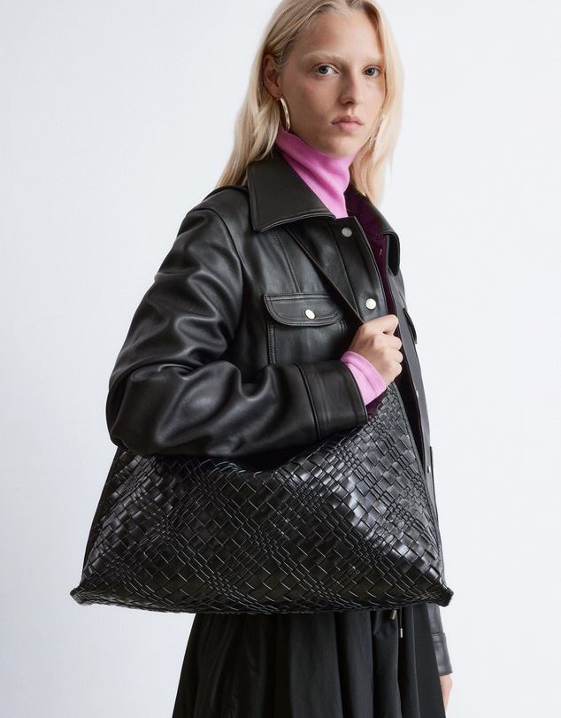 & Other Stories - Interwoven Leather Tote Bag