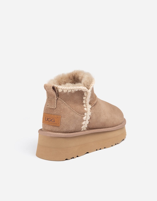 Ozwear Connection Uggs - Ugg Eskimo Platform Mini Boots
