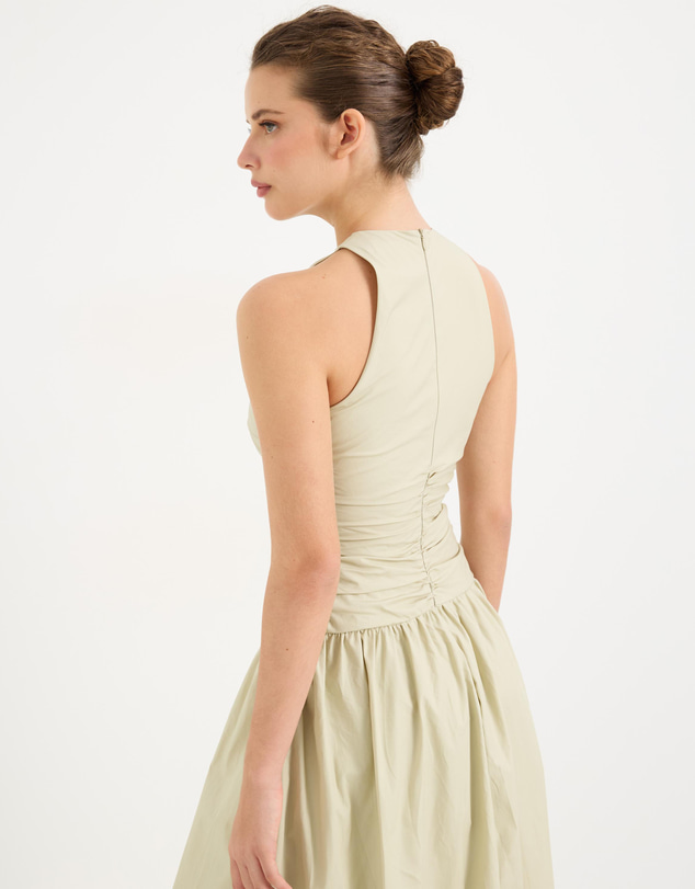 Calli - Maisie Gathered Maxi Dress