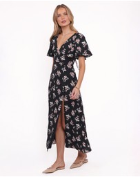 Petal & Pup - Savani Maxi Dress - Black Floral