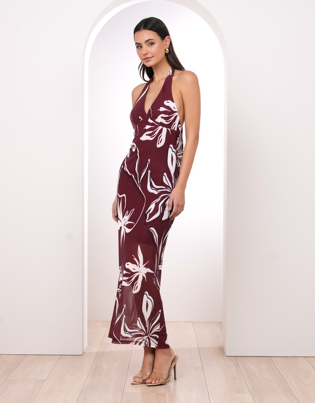 Pilgrim - Farah Halter Neck Maxi Dress
