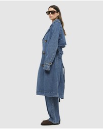 JACANDMOOKI - Dion Denim Trench Coat