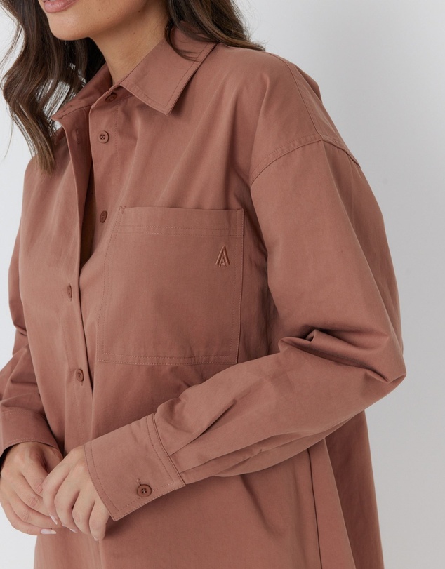 ALEXANDRA - Jett Mini Dress Mahogany