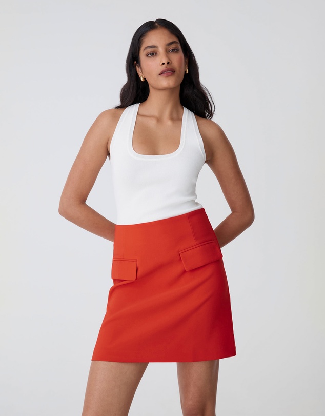Forcast - Kinsley Tailored Mini Skirt