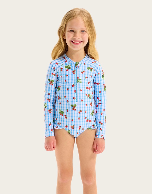 Seafolly - Beach Picnic Zip-Front Paddlesuit - Kids