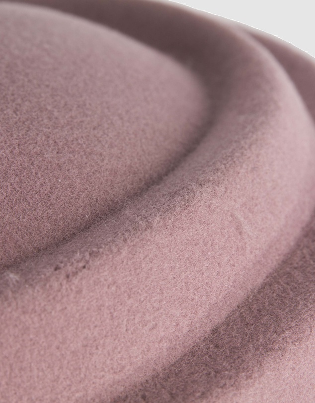 Max Alexander - Felt Dusty Pink Pillbox Hat