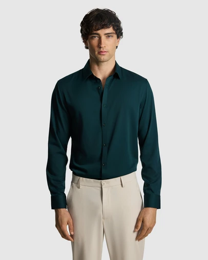 yd. - Heathcoat Slim Bamboo Shirt