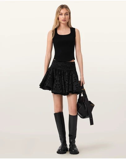 AllSaints - Dotty Skirt