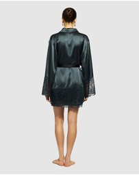 GINIA - Silk Lace Robe