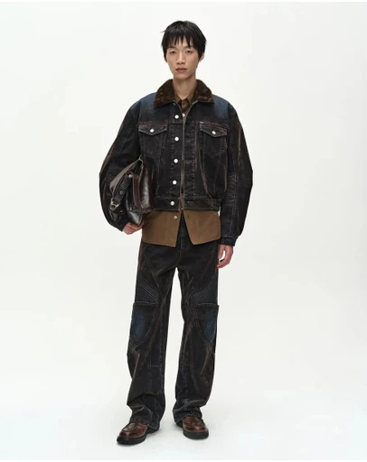 Andersson Bell - Padded Denim Bomber Jacket