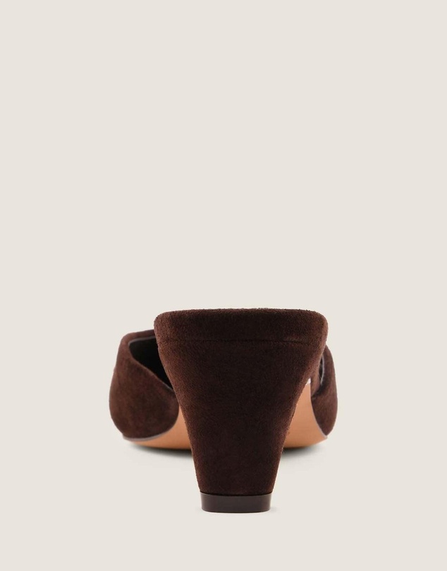 Shelly Shen - Elodie Low Heels Brown Suede