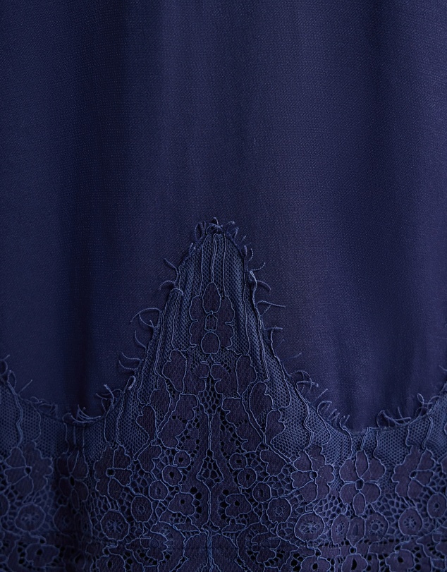 Oxford - Amber Satin And Lace Dress