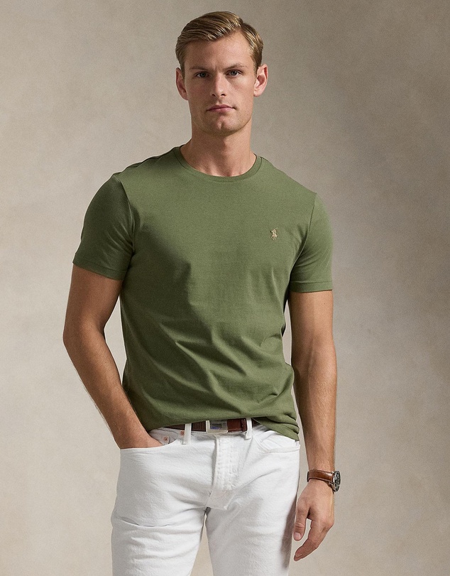 Polo Ralph Lauren - Custom Slim Fit Jersey Crewneck T-Shirt - ICONIC EXCLUSIVE