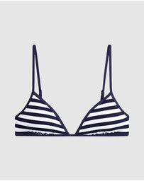 Polo Ralph Lauren - Pique Stripe Padded Triangle Bikini Top