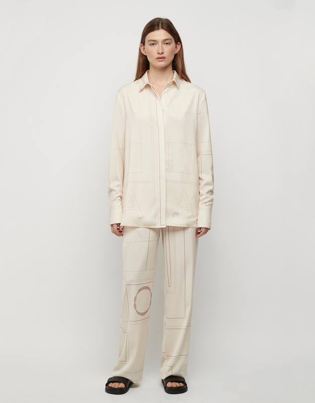 FRIEND of AUDREY - Elio Monogram Blouse
