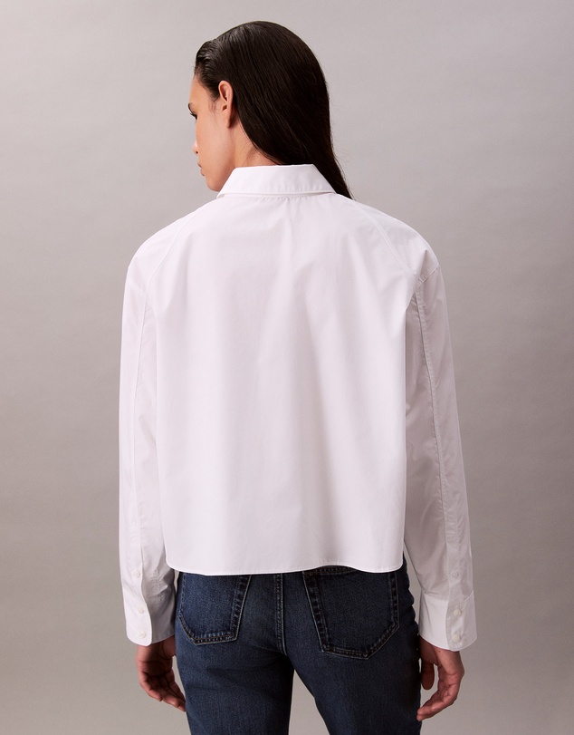 Calvin Klein Jeans - Boxy Cropped Button-Down Shirt