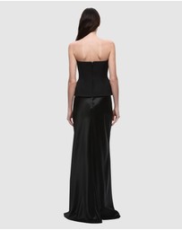 MISHA - The Padded Satin Gown