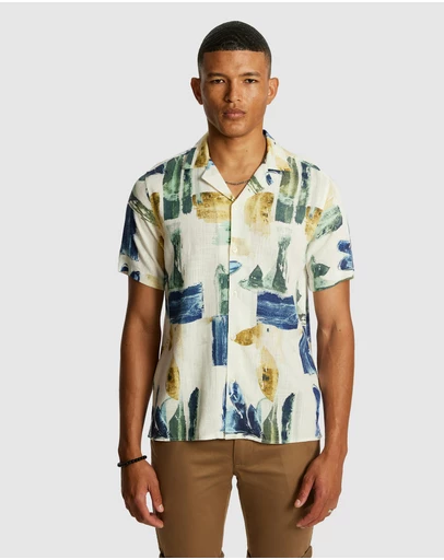 yd. - Eden Linen Blend Shirt