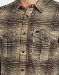 RVCA - Mens Huges Flannel Long Sleeve Shirt