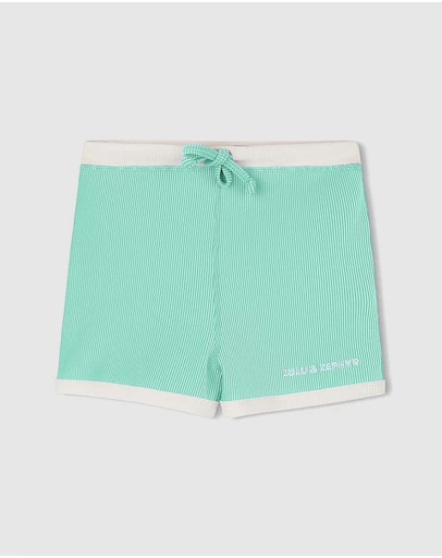 Zulu & Zephyr Mini - Mini Stripe Surf Shorts - Babies-Teens