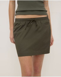 Assembly Label - Kalla Poplin Mini Skirt